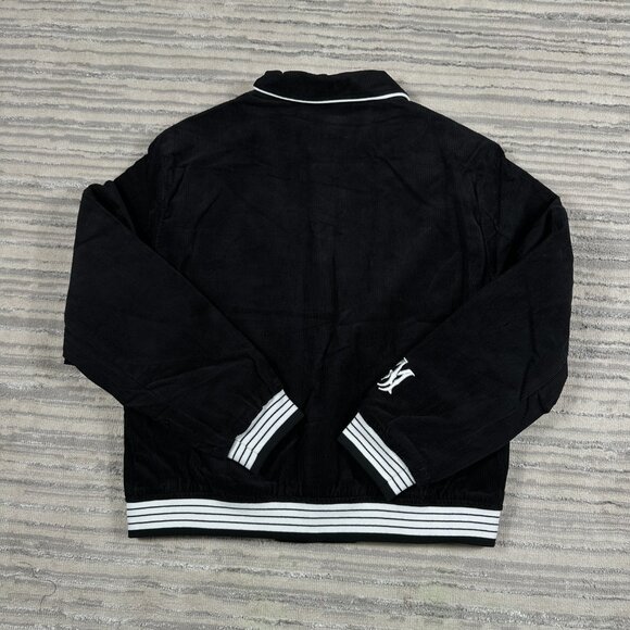 Amiri Stacked Letterbox Logo Varsity Jacket Black Mens Size Large - Picture 4 of 4